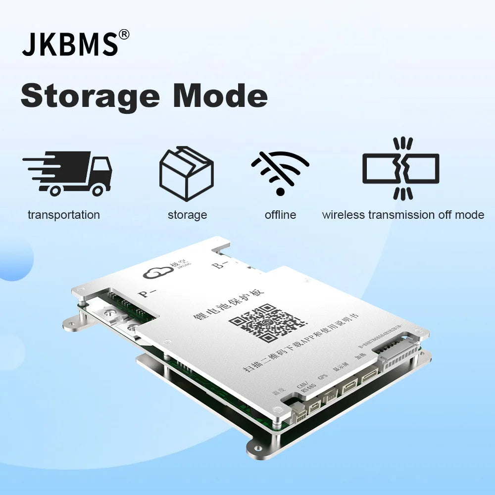 12V 24V Smart Battery BMS 2A Active Balance Rechargeable Li-ion JK