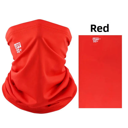 Sun Protection Mask Ice Silk Neck Gaiter Breathable Cycling Fishing Scarf