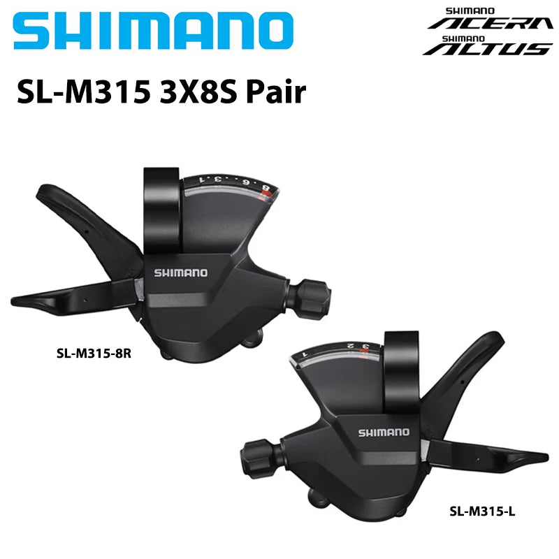 Shimano SL-M315 Rapidfire Plus Trigger Shifter with Cable 2/3x7/8 Speed Options