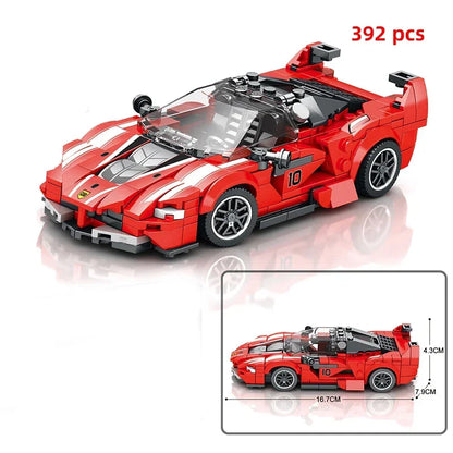 Car Series Building Blocks Model Sets Sports Racing Speed Champion DIY Educational Bricks Toys Boys Kids Adult Christmas Gifts-EXPROTAS