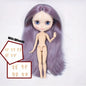 ICY DBS Blythe Doll White Skin Joint Body Long Colourful Hair Glossy Face