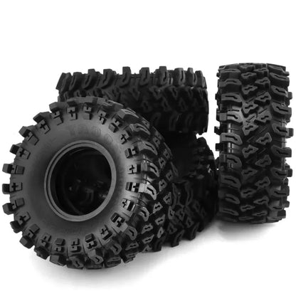 4Pcs 135mm Rubber Tire Wheel for 1/10 RC Crawler Car Axial SCX10 TRX4