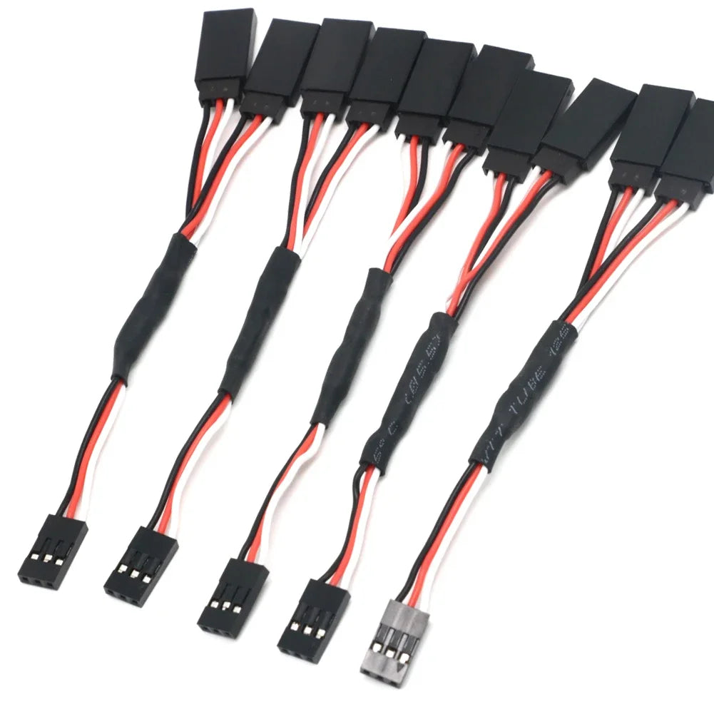 5PCS RC Servo Extension Lead Cable 500mm Futaba JR Male Female Wire