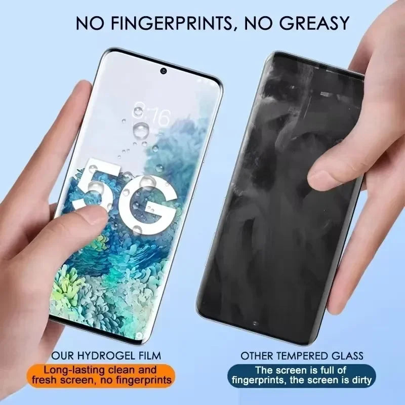 5Pcs Hydrogel Film Screen Protector for Samsung Galaxy S21 S22 S20 Ultra