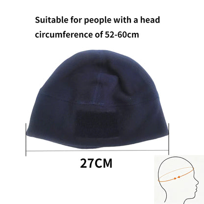 Windproof Tactical Beanie Hat Warm Fleece Winter Cap for Outdoor Activities