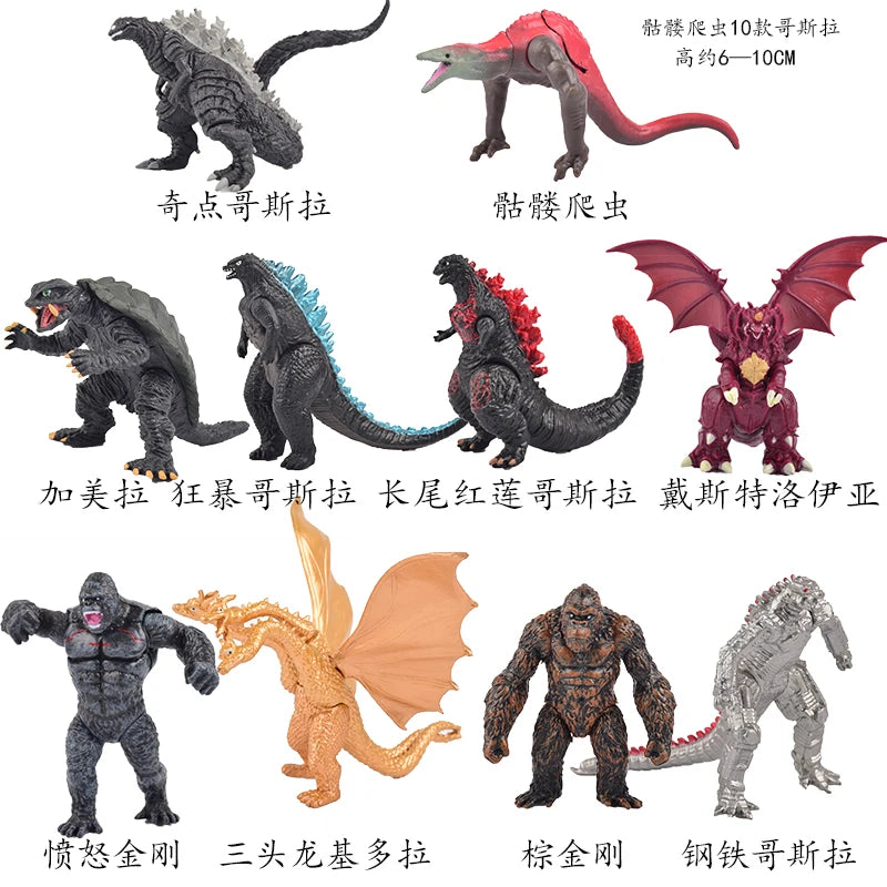 New large size Godzilla Series Anime Action Figure Destoroyah VS Monsters Collection Dolls Ornaments Kid Toys Festival Gift-EXPROTAS