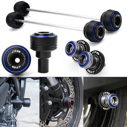 Yamaha MT-09 SP Wheel Axle Fork Crash Protectors Frame Sliders M6 Spools