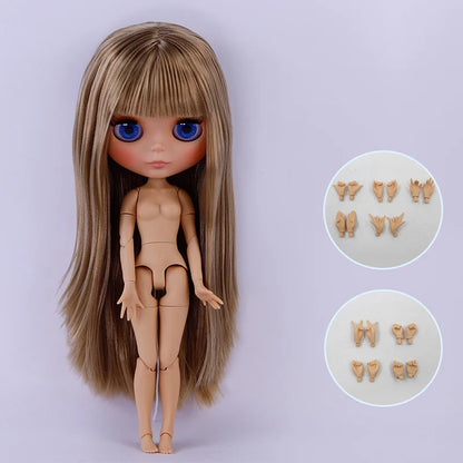 ICY DBS Blythe Doll Tan Skin Matte Face 1/6 BJD Joint Body Neo BL2240