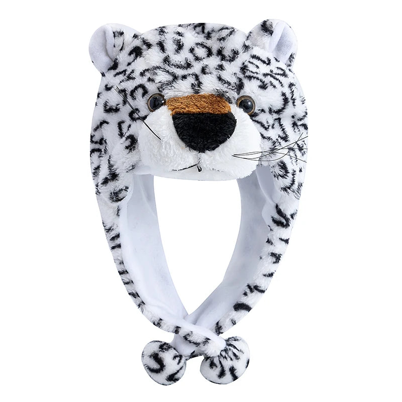 Unisex Funny Bulls Head 3D Animal Decorative Hat Winter Cap for Adults