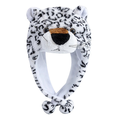Unisex Funny Bulls Head 3D Animal Decorative Hat Winter Cap for Adults