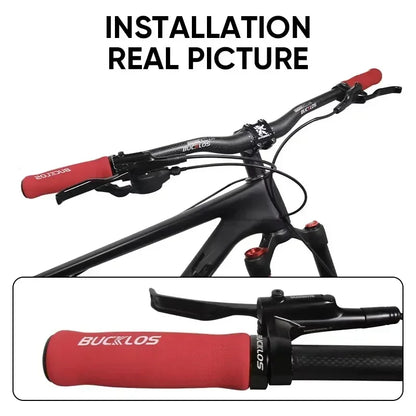 Bucklos Bicycle Grips MTB Handlebar Lock-on Ergonomic Anti-slip 22.2mm