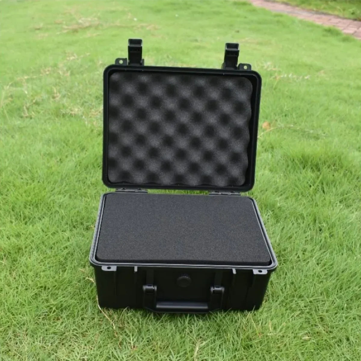 Waterproof Impact-Resistant Hard Toolbox, Portable Organizer for Hardware Tools & Instruments