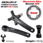XT Bicycle Crankset 104BCD MTB Bike Crank Chainring Bike 170mm 175mm Black Round Oval 32T 34T 36T 38T Aluminum Alloy with Bottom-EXPROTAS