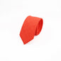 Mens Slim Solid Colour Tie 6.5cm Wedding Party Classic Necktie