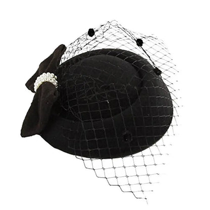 Flowers Feather Mesh Headwear Hat Party Accessory 1pc 27cm Multi Colour