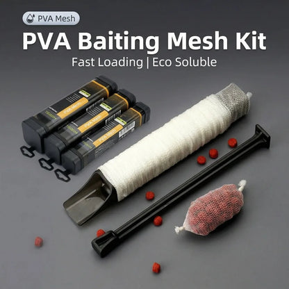 5M Fishing PVA Mesh Tube for Carp Bait Quick Dissolving Tackle 18/25/37mm