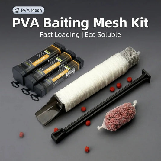 5M Fishing PVA Mesh Tube for Carp Bait Quick Dissolving Tackle 18/25/37mm