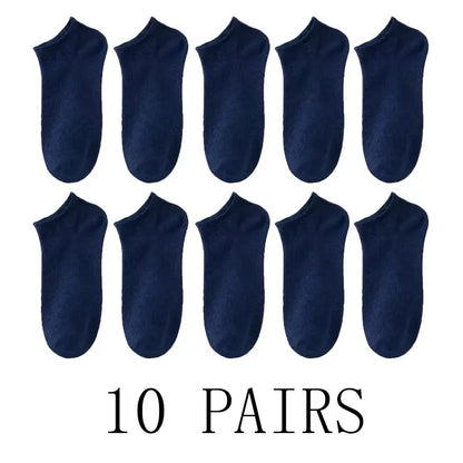 5/10-Pack Unisex Comfort-Fit Ankle Socks Lightweight Breathable Sports Wear