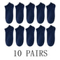 5/10-Pack Unisex Comfort-Fit Ankle Socks Lightweight Breathable Sports Wear