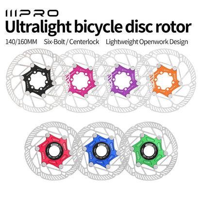 SNAIL Floating Disc Rotor 160/180/203mm 6-Bolt MTB Bicycle Brake Rotor