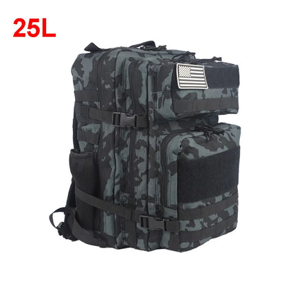 25L 45L Camping Hiking Backpack Tactical Bag Molle Patches Travel 900D Men Women Men Outdoor Ruckdack Shoulder Travel Gym Pack-EXPROTAS