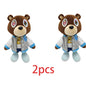 26cm Kawaii Kanye Dropout Bear Plush Soft Teddy Toy Graduation Decor