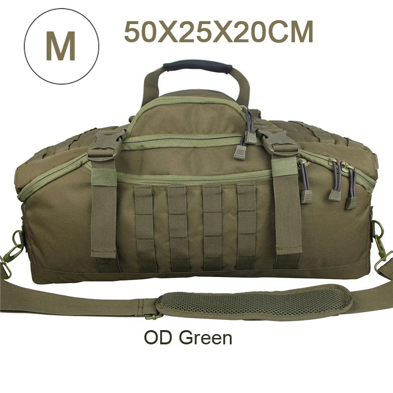 Gym Duffel Bag 80L Tactical Backpack Unisex Camping Hiking Rucksack