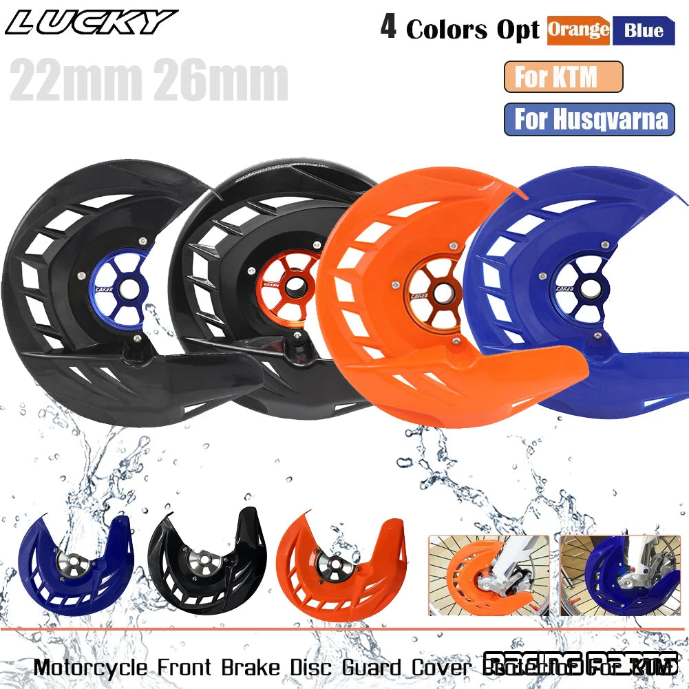 For KTM Husqvarna Front Brake Disc Guard 22/26mm SX EXC XC 125-530 2015-2022