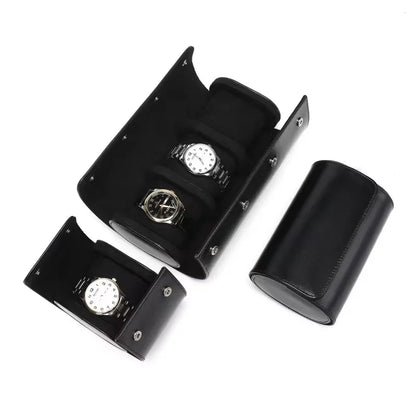 Leather Travel Case Watch Roll Luxury Storage Pouch Box 1 2 3 Slot