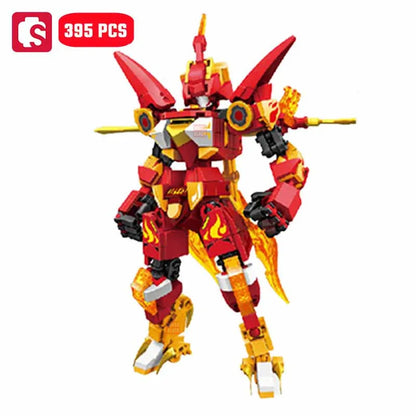 SEMBO Xuanwu Divine Beast Mecha Building Blocks Animal Robot Model Bricks Toy Gift