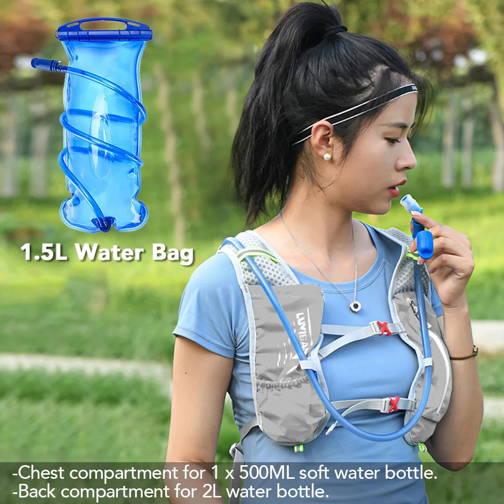 Ultralight Trail Running Hydration Vest Backpack for Marathon Racing Hiking - EXPROTAS