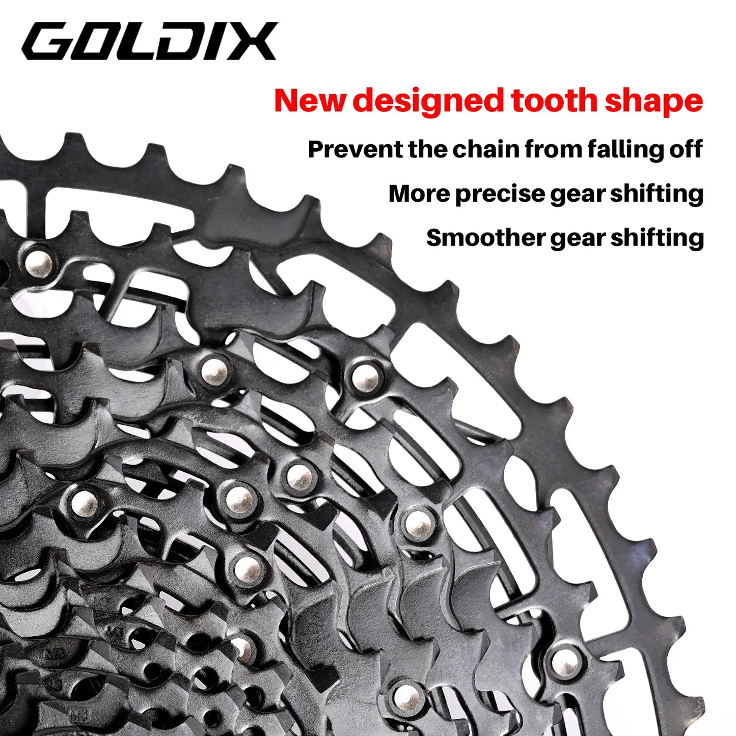 GOLDIX 13 Speed MTB Cassette Ultralight HG Sprocket Carbon Steel
