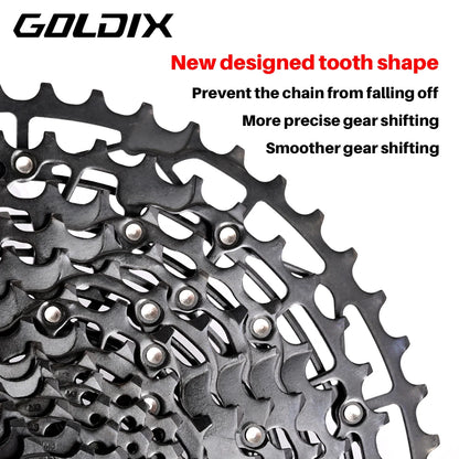GOLDIX 13 Speed MTB Cassette Ultralight HG Sprocket Carbon Steel