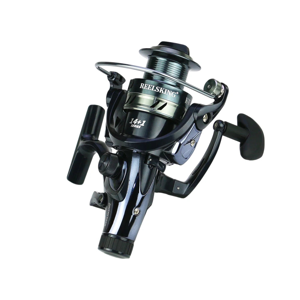 Spinning Fishing Reel 25KG Drag Front Rear Metal Spool Carp Coarse Handle