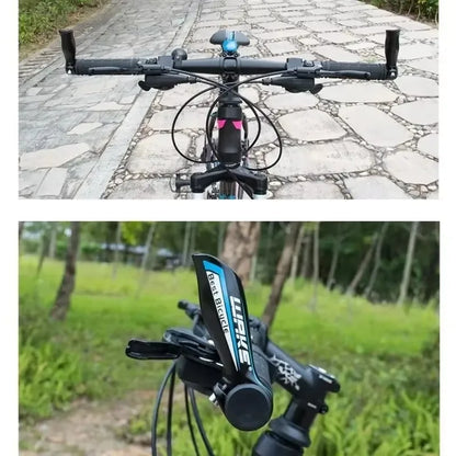 MTB Road Bike Bull Horn Bar Ends Aluminium Auxiliary Handlebar Grips