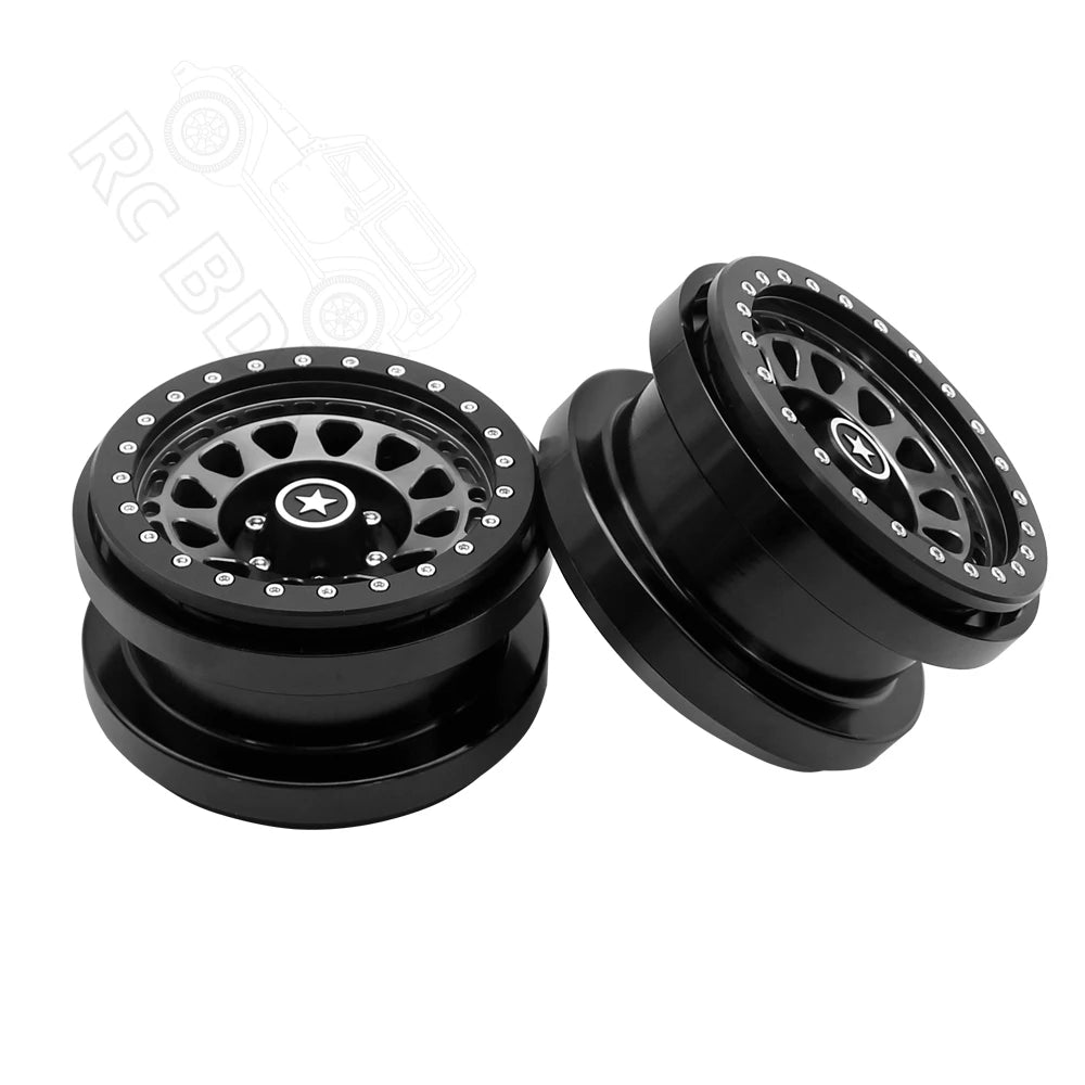 1/6 RC Crawler CNC Aluminum 2.9" Beadlock Wheel for Axial SCX6 - EXPROTAS