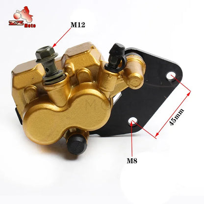 Hydraulic Disc Brake Caliper for 50cc 110cc 125cc 150cc 250cc GY6 Pit Dirt Bike