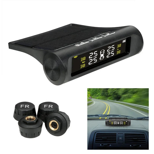 Intelligence Wireless Tire Pressure Monitoring System with 4 Sensors