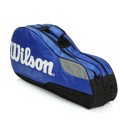 Genuine Wilson Tennis Racket Bag Large Capacity Outdoor Waterproof Tennis Racquet Bag Golf Bag Men Women Tennis Sport Bag-EXPROTAS