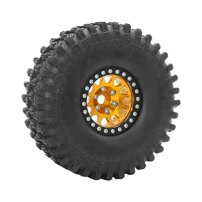 Beadlock Wheel 1.9 Metal Rim for 1/10 RC Crawler Axial SCX10 TRX-4 Redcat