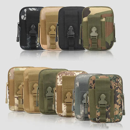 Mobile Phone Case Pouch Waist Bag Waterproof Nylon Multifunction Casual Men Waist Pack Male Small Bag-EXPROTAS