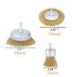 10 Pack Wire Brush Wheel Cup Brushes Coarse Crimped 1/4 Inch Shank Drill