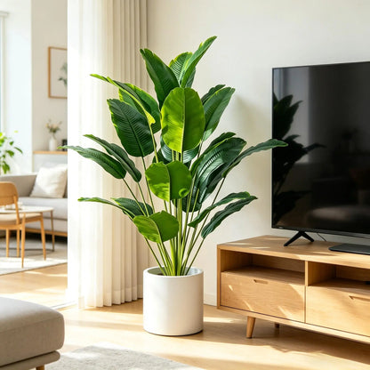 Large Artificial Tree Tropical Fake Palm Plant 67-112cm Home Decor