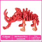 3D Printed Tyrannosaurus Rex Dinosaur Model Jointed Movable Realistic Decor