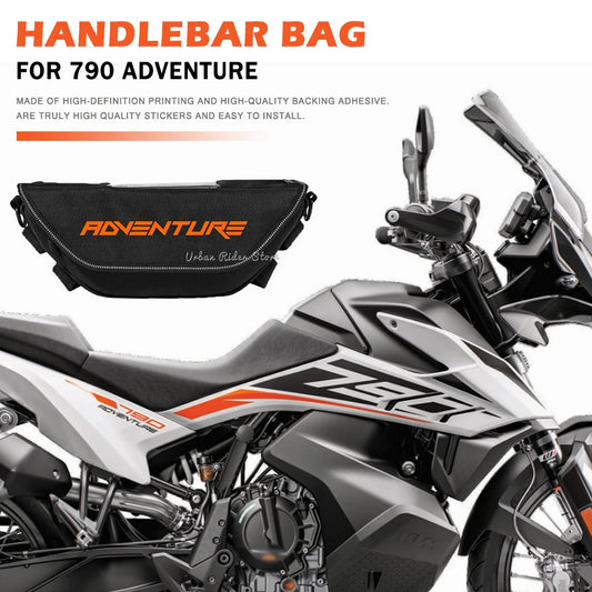 Waterproof Dustproof Motorcycle Handlebar Travel Storage Bag for KTM 790 Adventure