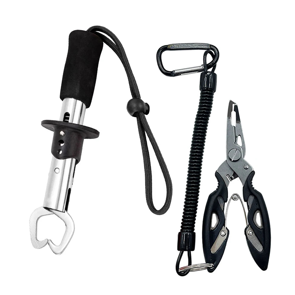 Stainless Steel Pliers Fish Controller 21/17cm Lure Lip Grabber Fishing