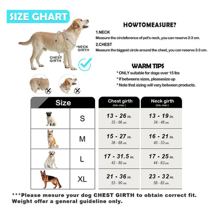 Adjustable Soft Padded Dog Harness with Handle No Pull Pet Vest