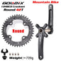 GOLDIX XT MTB Crankset 170/175mm 104BCD Wide Narrow Chainring Shimano SRAM 11–12s - EXPROTAS