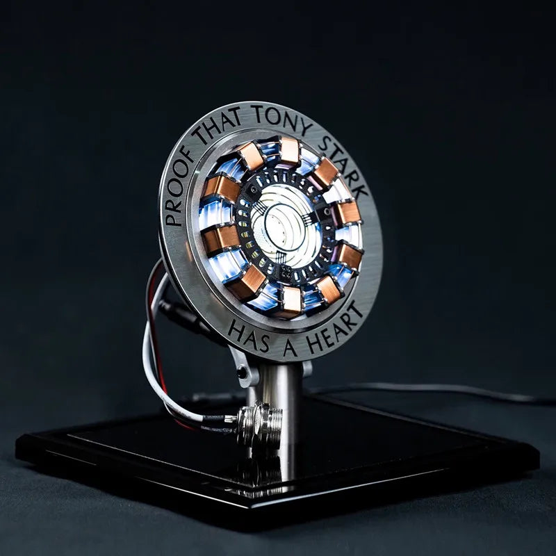 Avenger Iron Man Mk1 Arc Reactor Tony Stark Heart Of Mark Figure Led Light Model Superhero 1:1 Cosplay Toys Chest Lamp Kids Gift-EXPROTAS