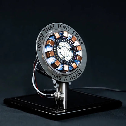 Avenger Iron Man Mk1 Arc Reactor Tony Stark Heart Of Mark Figure Led Light Model Superhero 1:1 Cosplay Toys Chest Lamp Kids Gift-EXPROTAS